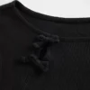 T-shirt enfant à nœuds en maille côtelée