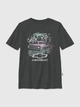 T-shirt enfant oversize avec motif « Camions pastel General Motors »