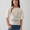 T-shirt enfant oversize à logo graphique
