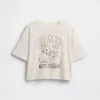 T-shirt enfant oversize à logo graphique