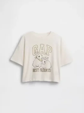 T-shirt enfant oversize à logo graphique
