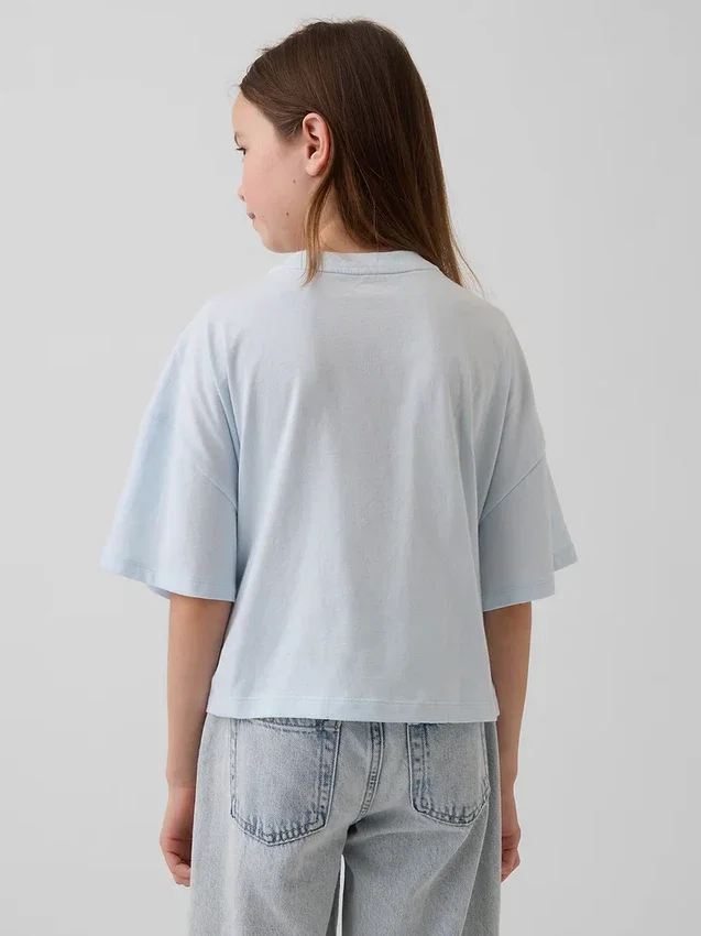 T-shirt enfant oversize à logo graphique
