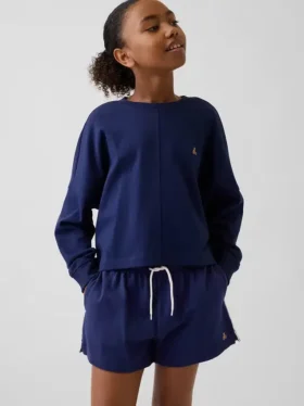 T-shirt enfant oversize épais à coutures apparentes