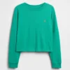 T-shirt enfant oversize épais à coutures apparentes