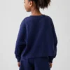 T-shirt enfant oversize épais à coutures apparentes