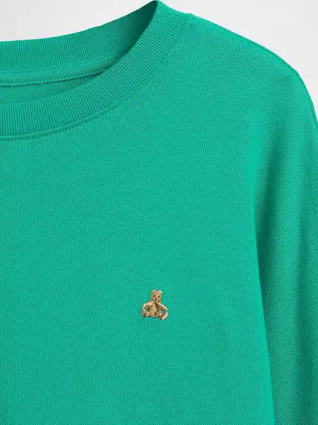 T-shirt enfant oversize épais à coutures apparentes