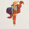 T-shirt enfant Supergirl « Fuel Your Flight » avec motif étoile
