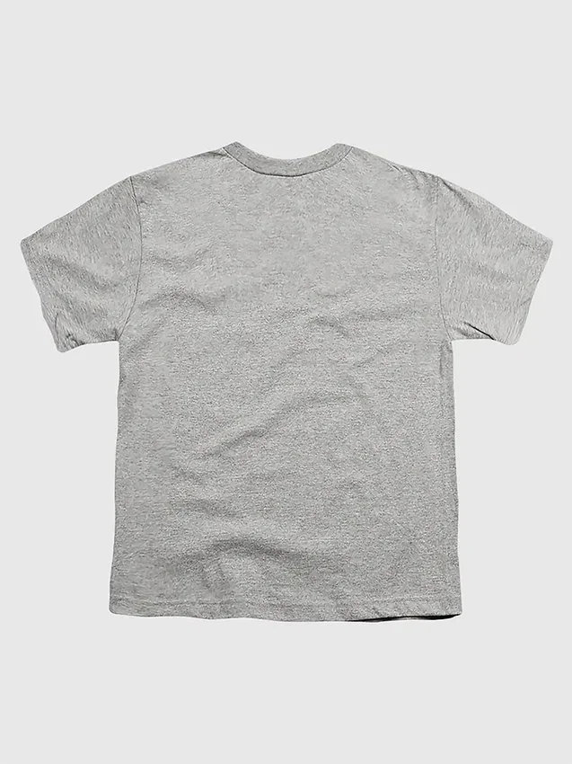 T-shirt enfant Superman 2025 avec logo et motif « distressed » en couleur