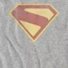 T-shirt enfant Superman 2025 avec logo et motif « distressed » en couleur