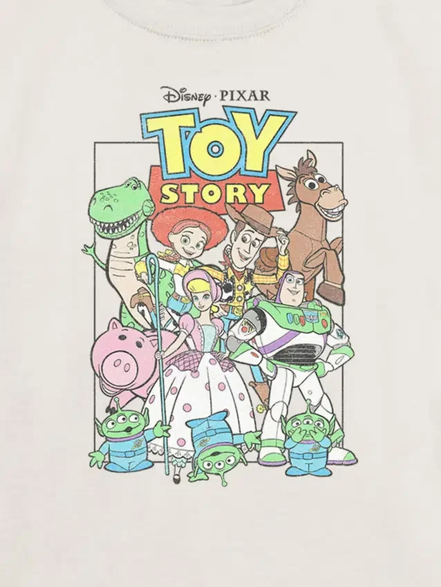 T-shirt enfant Toy Story avec motif vintage de groupe