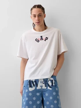 T-shirt Gap × Awake Ny à logo, coupe décontractée