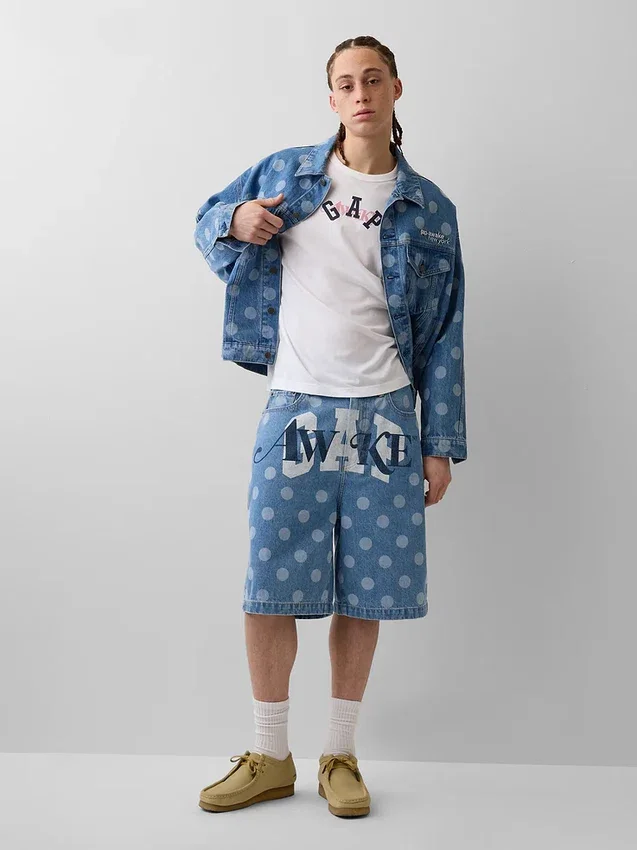 T-shirt Gap × Awake Ny à logo, coupe décontractée