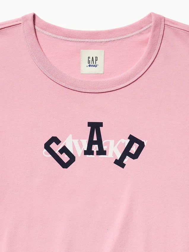 T-shirt Gap × Awake Ny à logo, coupe décontractée