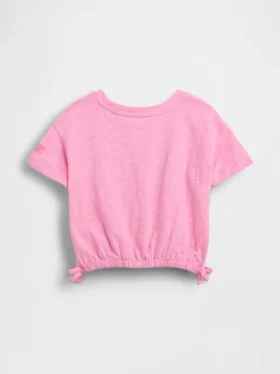 T-shirt GAP × Disney pour Bébé & Enfant en coton bio avec motif de nœud