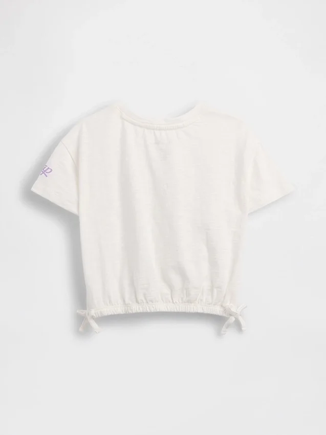 T-shirt GAP × Disney pour Bébé & Enfant en coton bio avec motif de nœud