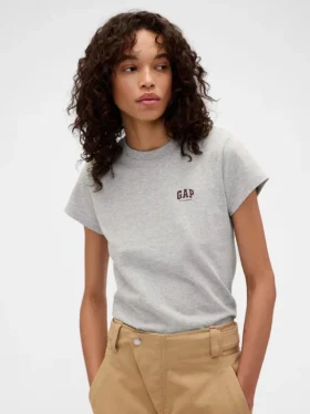 T-shirt Gap × Victoria Beckham en coton bio avec logo