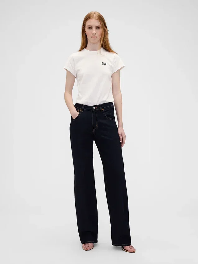 T-shirt Gap × Victoria Beckham en coton bio avec logo