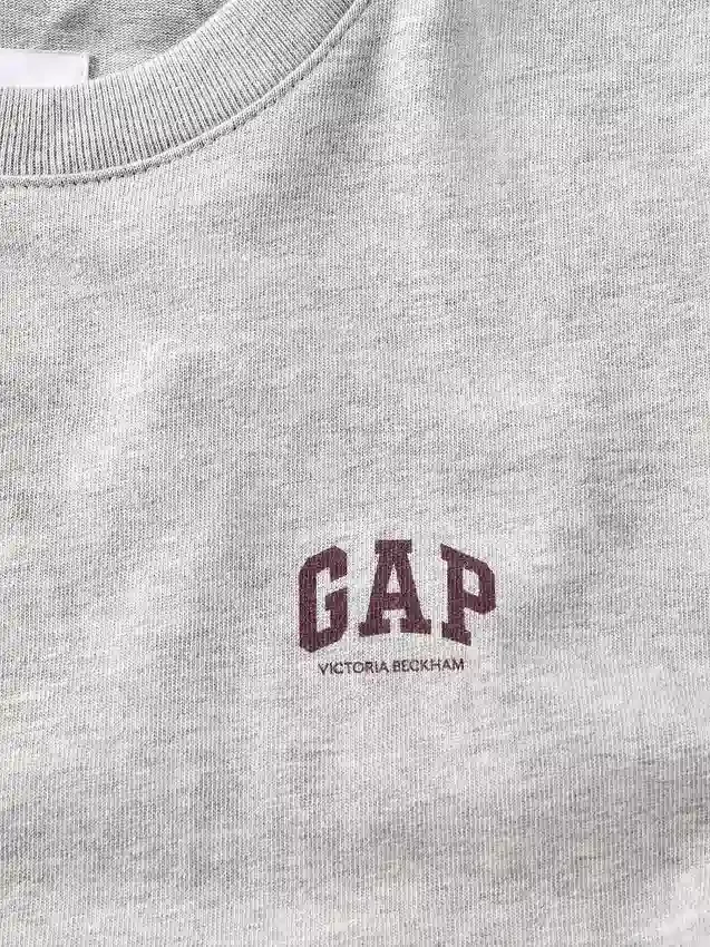 T-shirt Gap × Victoria Beckham en coton bio avec logo