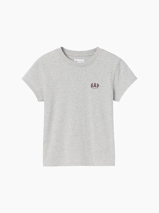 T-shirt Gap × Victoria Beckham en coton bio avec logo