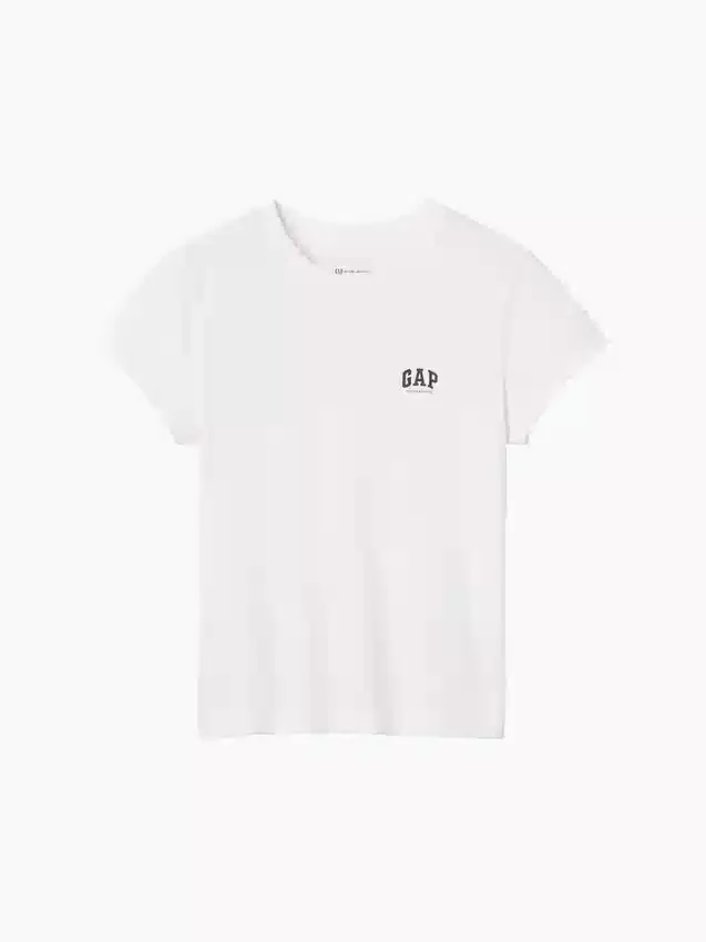 T-shirt Gap × Victoria Beckham en coton bio avec logo