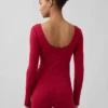 T-shirt GapFit lisse à col bateau