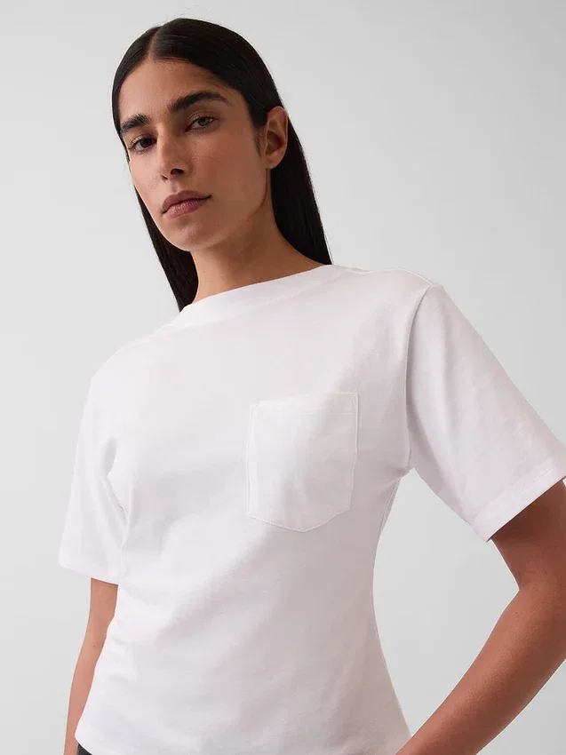 T-shirt Gapstudio à dos échancré et poche