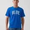 T-shirt « Get Blue » à logo, coupe ample