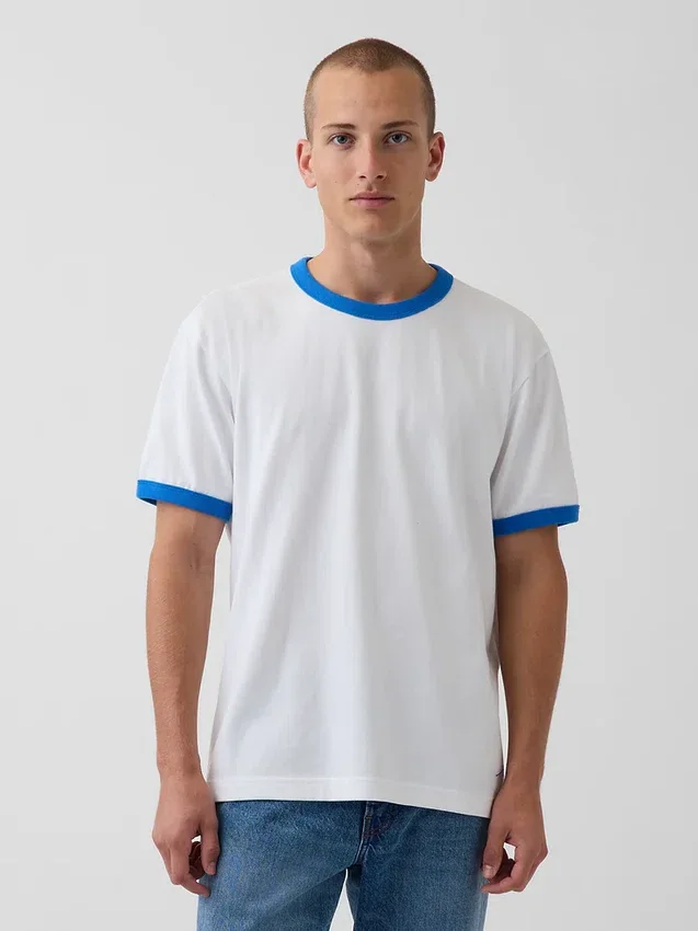 T-shirt « Get Blue » à logo, coupe ample