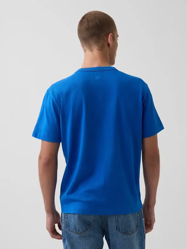 T-shirt « Get Blue » à logo, coupe ample