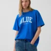 T-shirt « Get Blue » à logo, coupe ample
