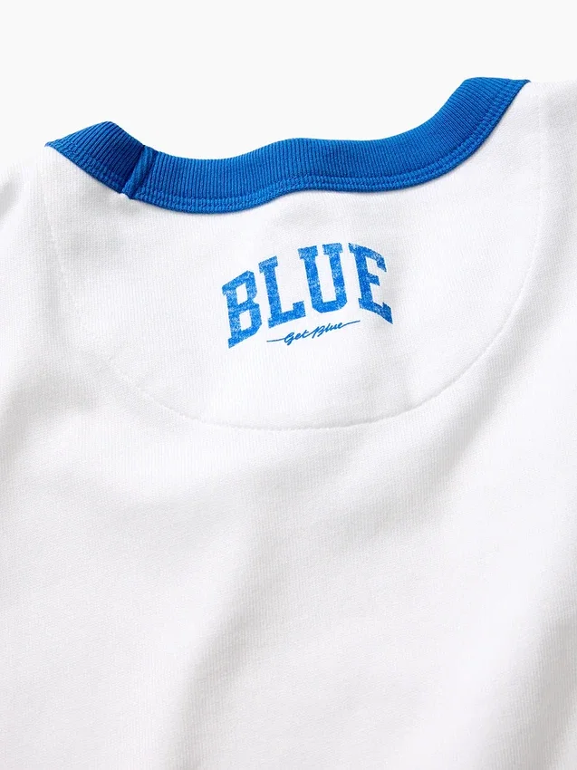 T-shirt « Get Blue » à logo, coupe ample