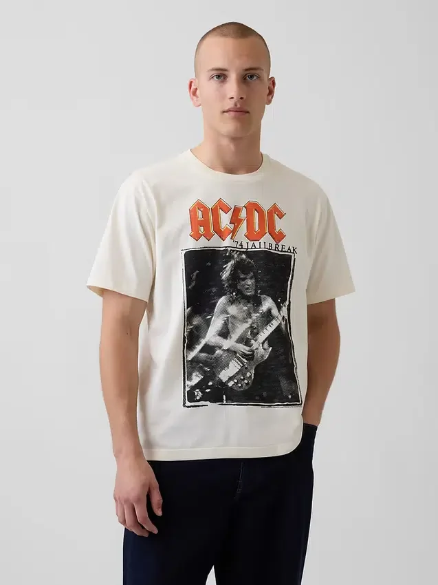T-shirt graphique ample AC/DC