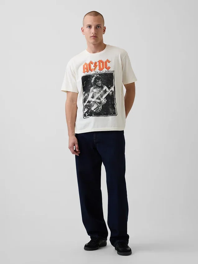 T-shirt graphique ample AC/DC