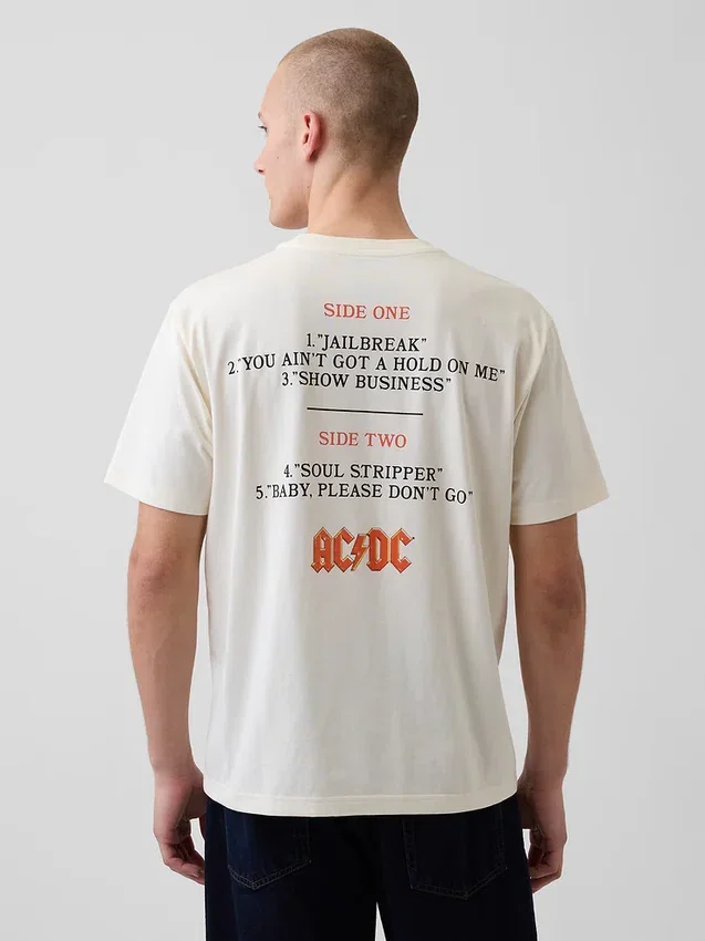 T-shirt graphique ample AC/DC