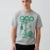 T-shirt graphique ample avec logo Snoopy