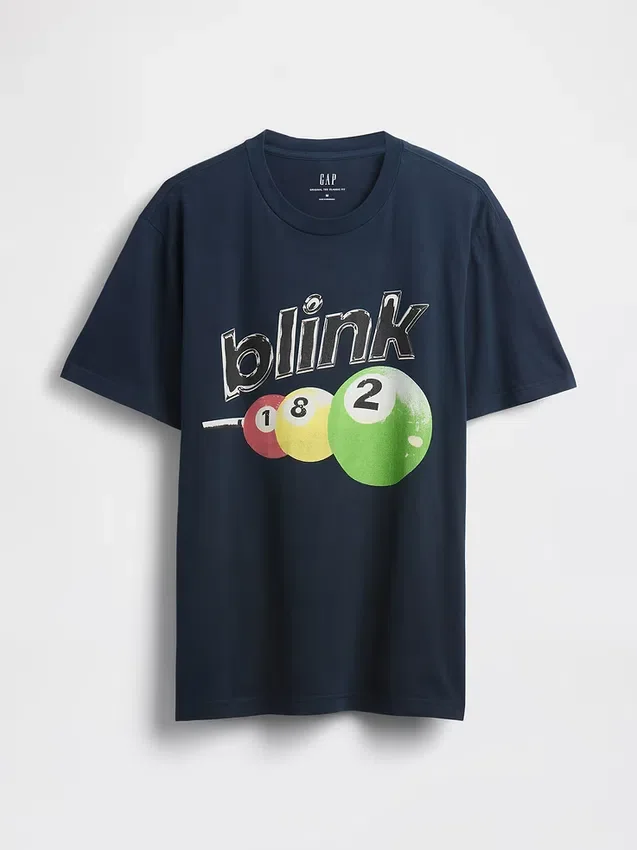 T-shirt graphique ample Blink 182