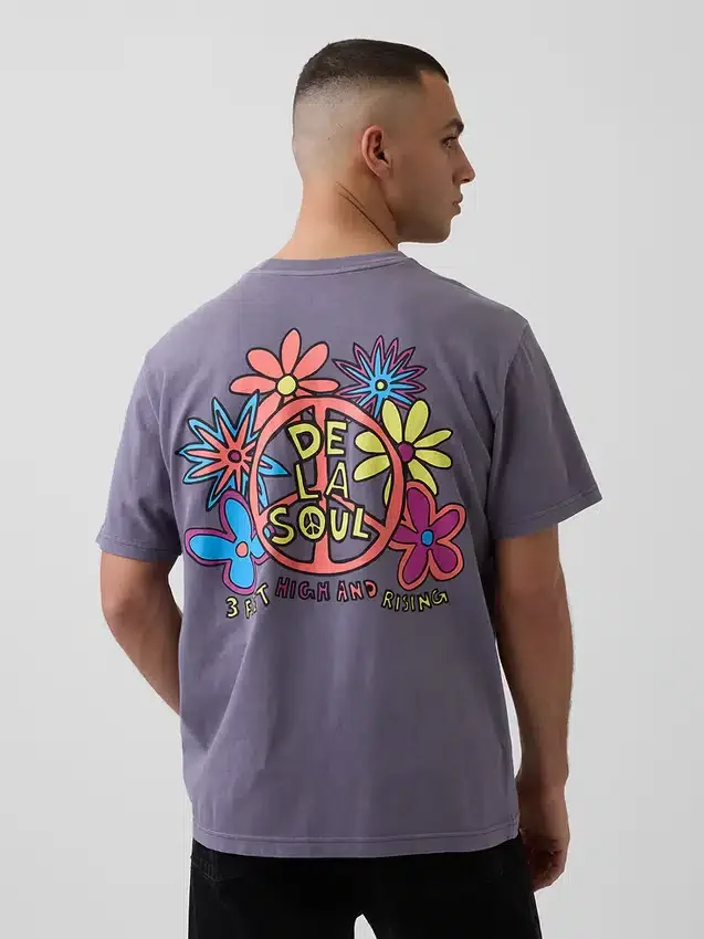 T-shirt graphique ample De La Soul