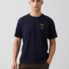 T-shirt graphique ample en coton épais