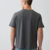 T-shirt graphique ample en coton épais