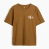 T-shirt graphique ample en coton épais