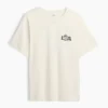 T-shirt graphique ample en coton épais