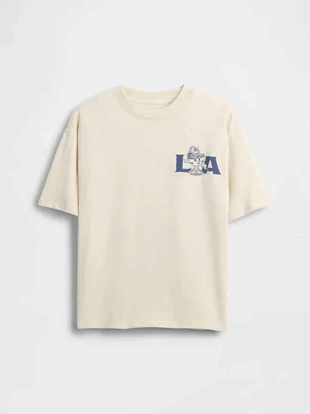 T-shirt graphique ample pour enfant