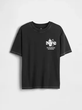 T-shirt graphique ample pour enfant