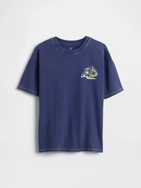 T-shirt graphique ample pour enfant