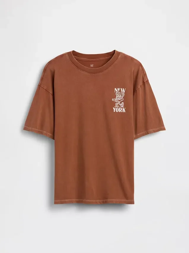 T-shirt graphique ample pour enfant
