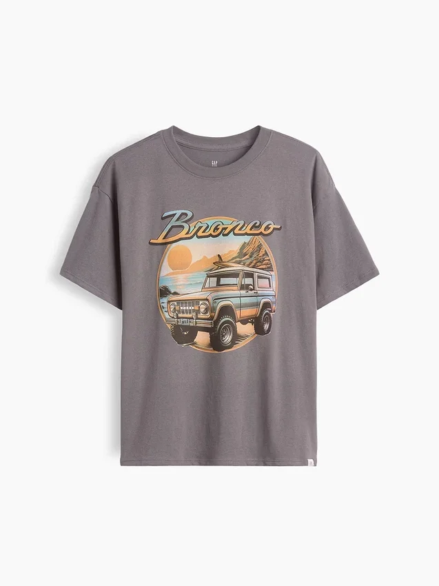T-shirt graphique ample pour enfant
