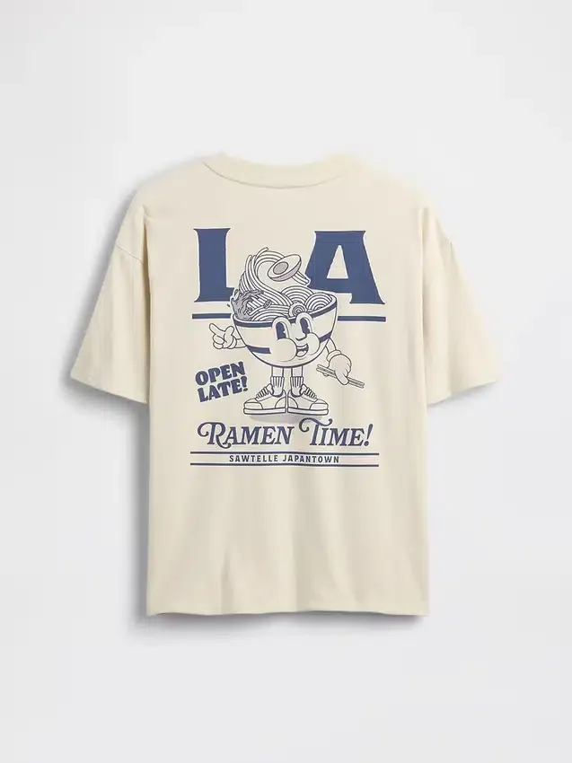T-shirt graphique ample pour enfant