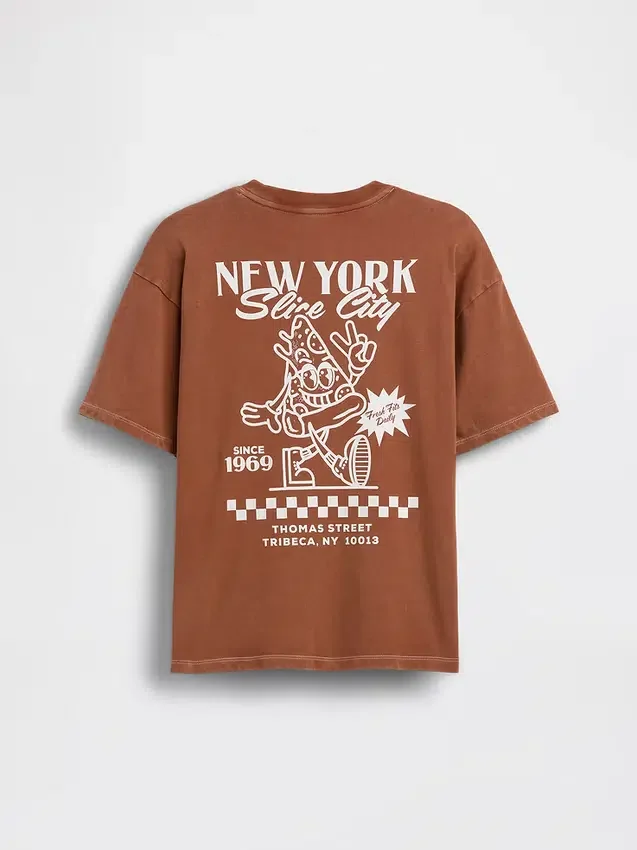 T-shirt graphique ample pour enfant