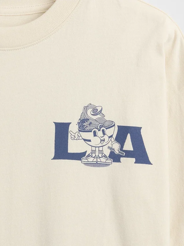 T-shirt graphique ample pour enfant