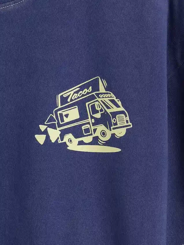 T-shirt graphique ample pour enfant